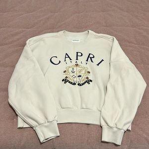 Abercrombie Sunday Destination Capri Sweatshirt XL NWOT